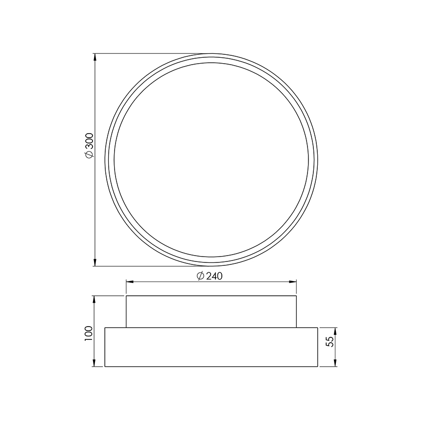Fabas 3229/65/102 - Työvalo HATTON 2xE27/30W/230V IP65
