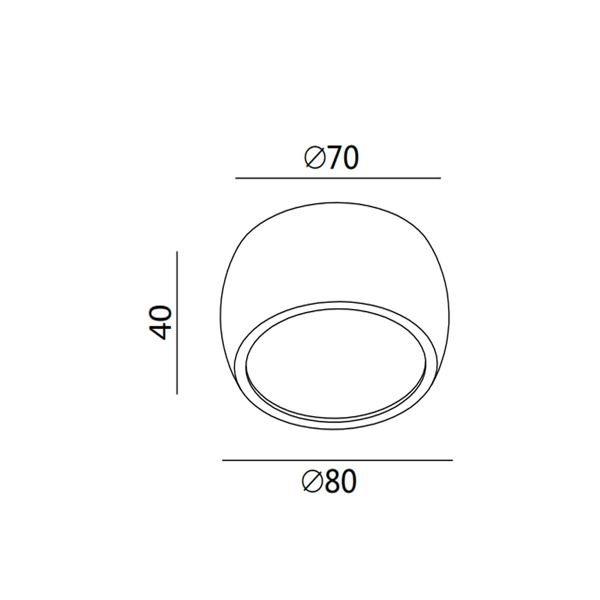Fabas 3428/71/102 - LED-kohdevalaisin VASTO LED/7W/230V