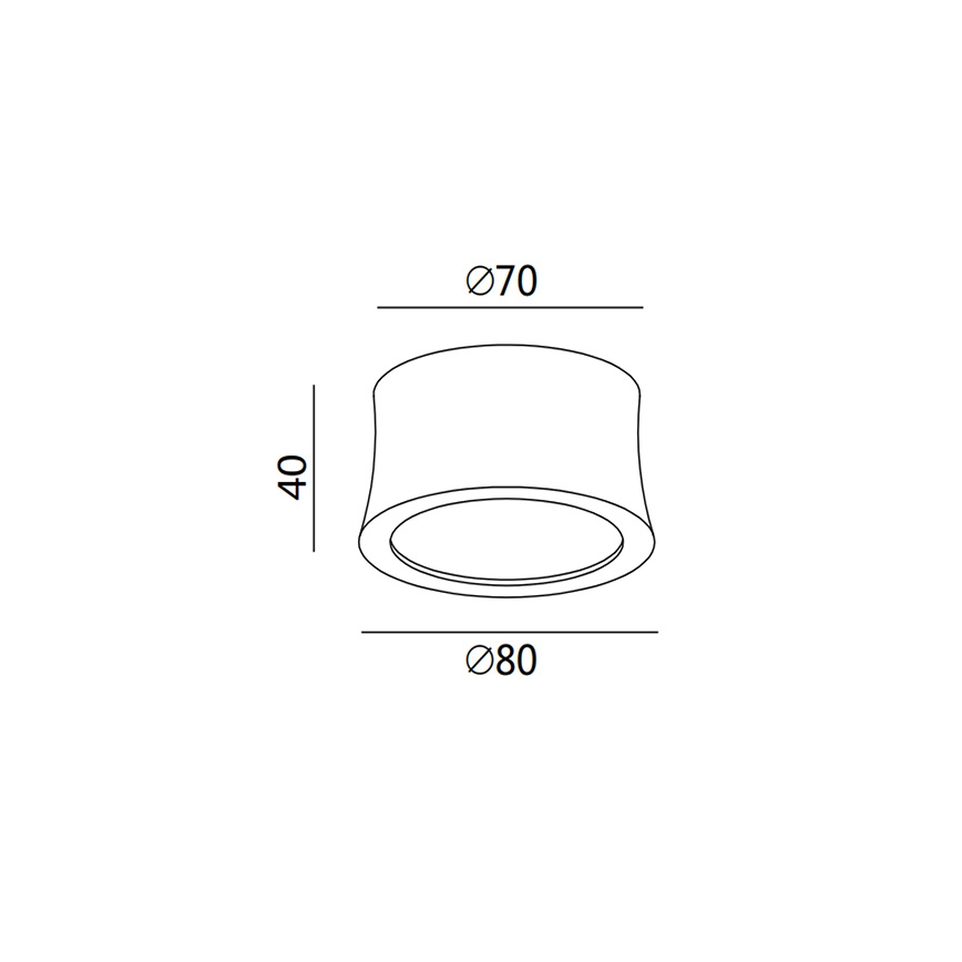 Fabas 3440/71/102 - LED-kohdevalaisin PONZA 1xLED/7W/230V