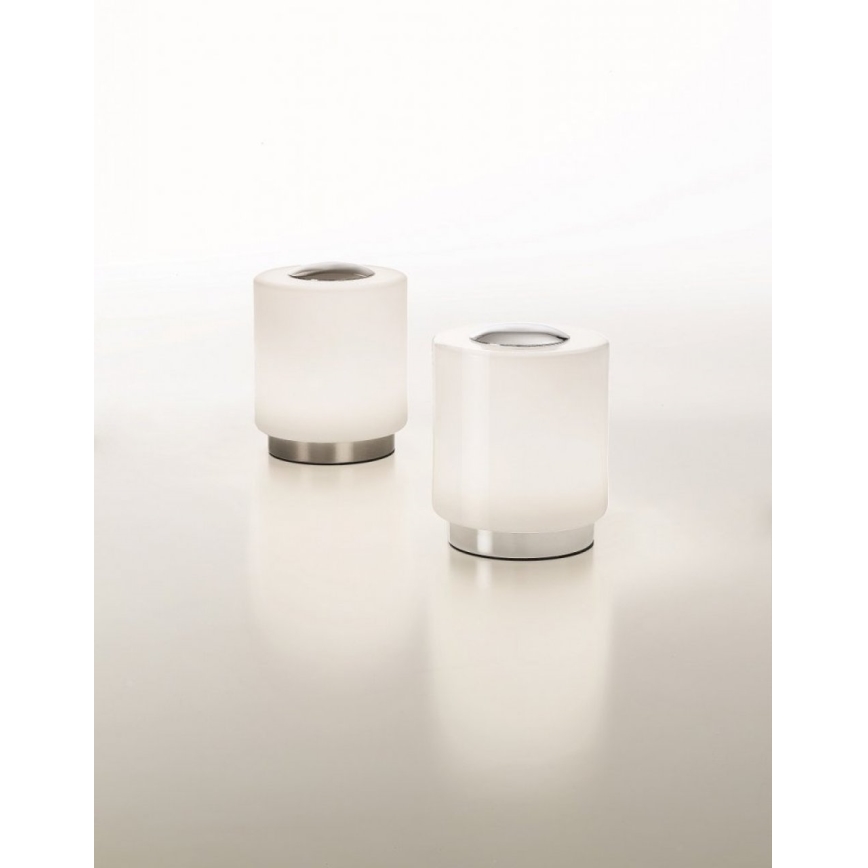 Fabas Luce 3257-30-138 - LED kosketuksella himmennettävä pöytävalaisin SIMI LED/8W/230V hopea