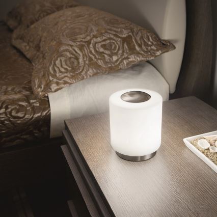 Fabas Luce 3257-30-178 - LED himmennettävä pöytävalaisin SIMI LED/8W/230V mattakromi