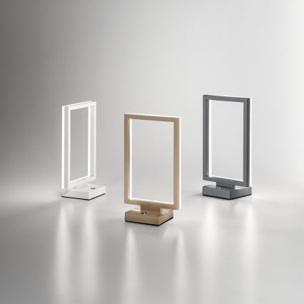 Fabas Luce 3394-30-282 - Himmennettävä LED-pöytävalaisin BARD LED/15W/230V antrasiitti