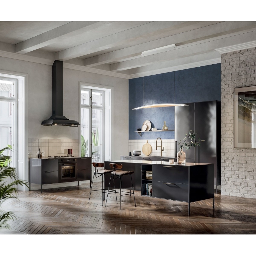 Fabas Luce 3697-40-102 - Himmennettävä LED-kattokruunu johdossa CORDOBA LED/36W/230V valkoinen/puu