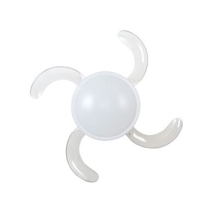 FANAWAY 212982 - Kattotuuletin EVORA 2xE27/20W/230V kiiltävä kromi + kauko-ohjaus