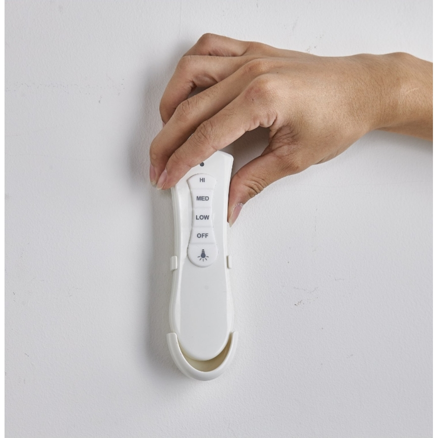 FANAWAY 212982 - Kattotuuletin EVORA 2xE27/20W/230V kiiltävä kromi + kauko-ohjaus