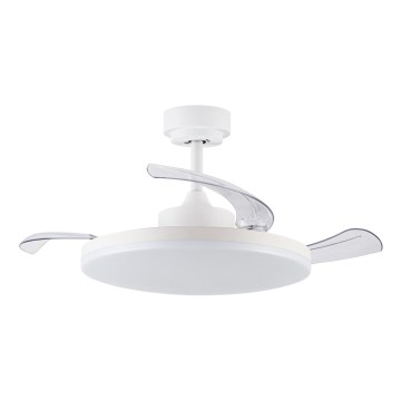 FANAWAY 21612949 - LED himmennettävä kattotuuletin STROLL LED/30W/230V 2700/3500/5000K halkaisija 106 cm valkoinen/kirkas + kaukosäädin
