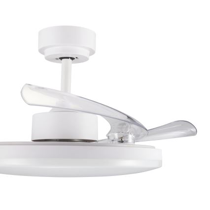 FANAWAY 21612949 - LED himmennettävä kattotuuletin STROLL LED/30W/230V 2700/3500/5000K halkaisija 106 cm valkoinen/kirkas + kaukosäädin