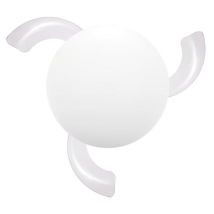 FANAWAY 21612949 - LED himmennettävä kattotuuletin STROLL LED/30W/230V 2700/3500/5000K halkaisija 106 cm valkoinen/kirkas + kaukosäädin