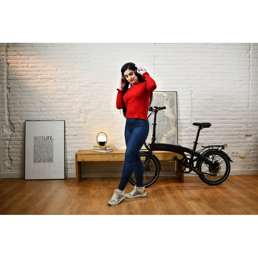 FARO 01016 - LED-säädettävä pöytävalaisin TAKE AWAY LED/1,5W/3,7V 2700K 2600 mAh musta