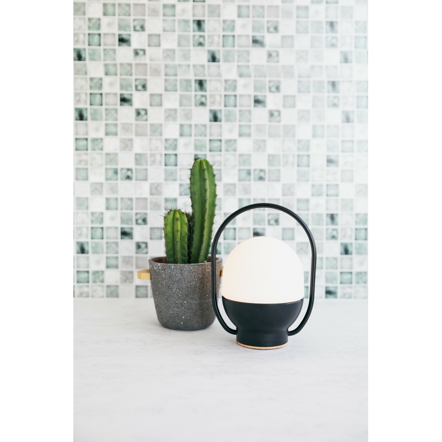 FARO 01016 - LED-säädettävä pöytävalaisin TAKE AWAY LED/1,5W/3,7V 2700K 2600 mAh musta