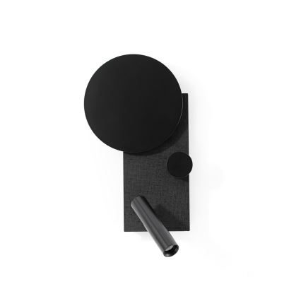 FARO 20058 - Säädettävä LED-seinävalaisin KLEE LED/10W/230V + LED/3W oikea