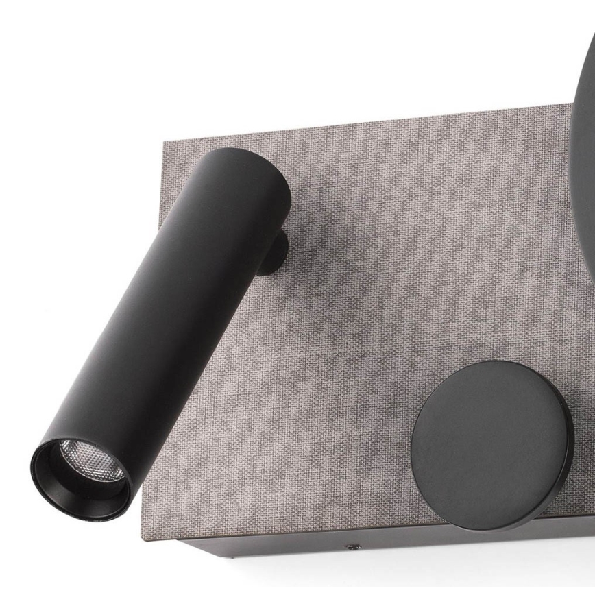 FARO 20065 - LED Himmenntettäv pieni seinä lamppu KLEE LED/10W/230V + LED/3W oikea