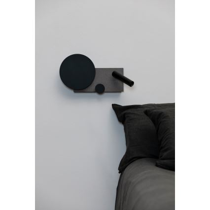 FARO 20066 - LED Himmenntettäv pieni seinä lamppu KLEE LED/10W/230V + LED/3W vasen