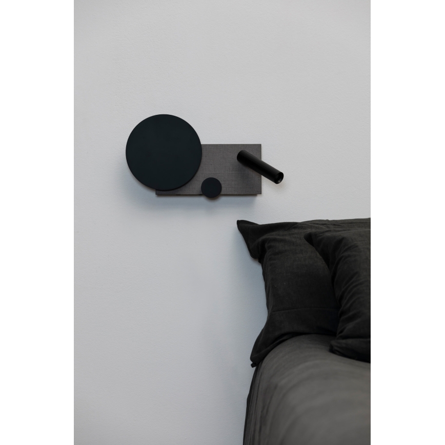 FARO 20066 - LED Himmenntettäv pieni seinä lamppu KLEE LED/10W/230V + LED/3W vasen