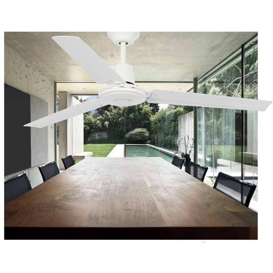 FARO 33005 - Kattotuuletin ECO INDUS valkoinen