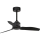 FARO 33424WT - Kattotuuletin JUST FAN S, Ø 81 cm, musta, Wi‑Fi Tuya + kaukosäädin