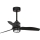 FARO 33424WT1N - LED himmennettävä kattotuuletin JUST FAN S LED/16W/230V halkaisija 81 cm musta Wi-Fi Tuya + kaukosäädin