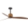 FARO 33435 - Kattotuuletin WEAVER M Ø 128 cm ruskea/musta + kaukosäädin