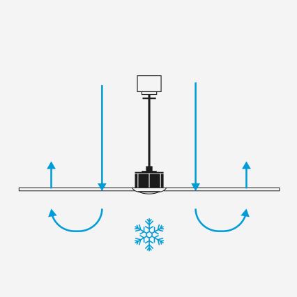 FARO 33435WT1N - LED-himmennettävä kattotuuletin WEAVER M LED/16W/230V halkaisija 128 cm ruskea/musta Wi-Fi Tuya + kaukosäädin