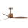 FARO 33436 - Kattotuuletin WEAVER M halkaisija 128 cm messinki/musta + kaukosäädin