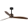 FARO 33451WT - Kattotuuletin COPPER FAN M, halkaisija 128 cm, ruskea/musta, Wi‑Fi (Tuya) + kaukosäädin