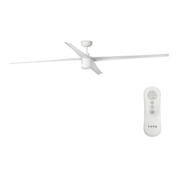 FARO 33494 - LED himmennettävä kattotuuletin ATTOS LED/20W/230V valkoinen + kaukosäädin