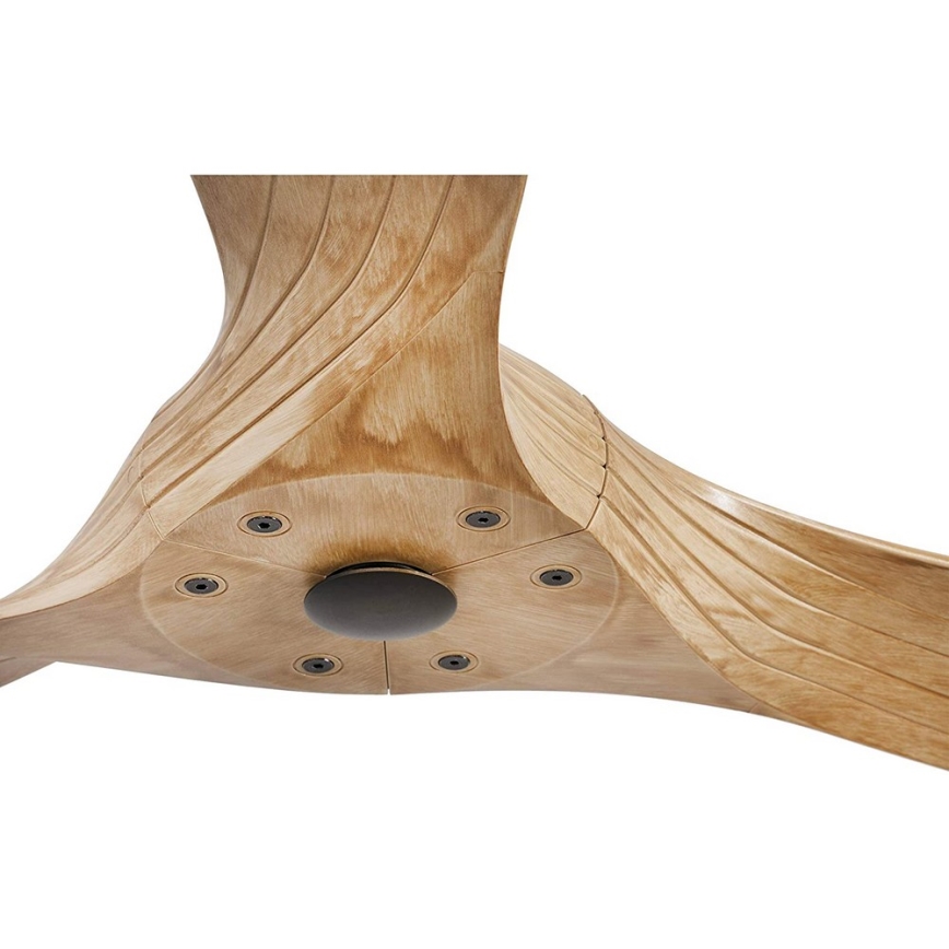 FARO 33519 - Kattotuuletin MOREA ruskea