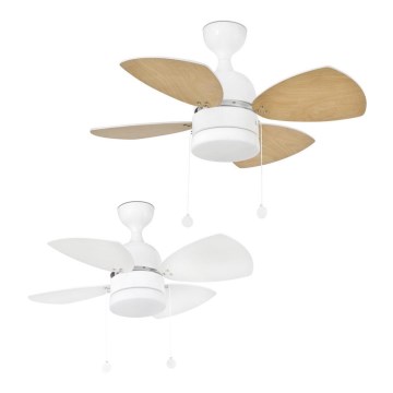 FARO 33704 - Kattotuuletin MEDITERRÁNEO 1xE14/8W/230V