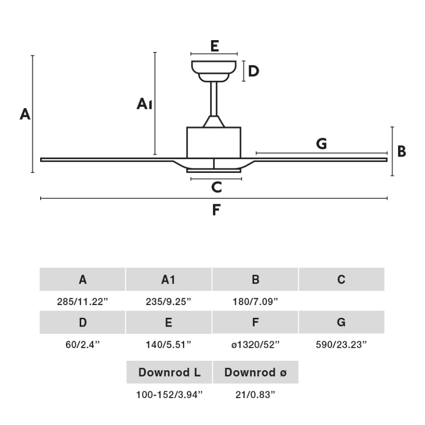 FARO 33750DC - Kattotuuletin LUZON L valkoinen + kauko-ohjaus