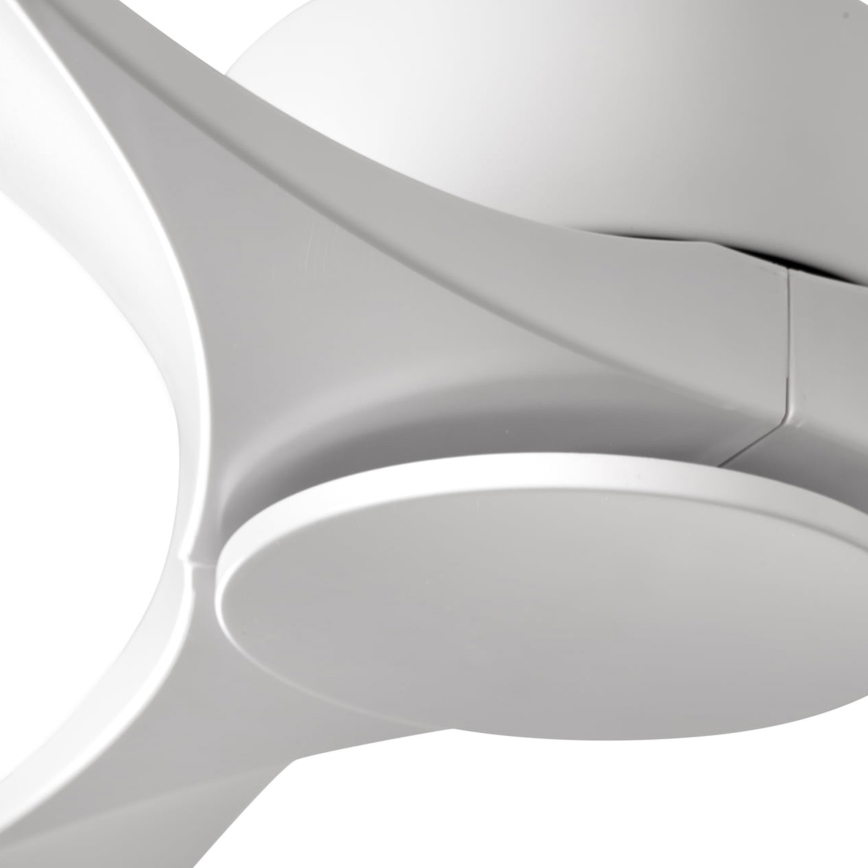 FARO 33750DCWT - Kattotuuletin LUZON L valkoinen halkaisija 132 cm Wi-Fi Tuya + kauko-ohjaus