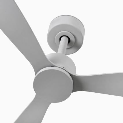FARO 33762WT - Kattotuuletin AMELIA L harmaa halkaisija 132 cm Wi-Fi Tuya + kauko-ohjaus