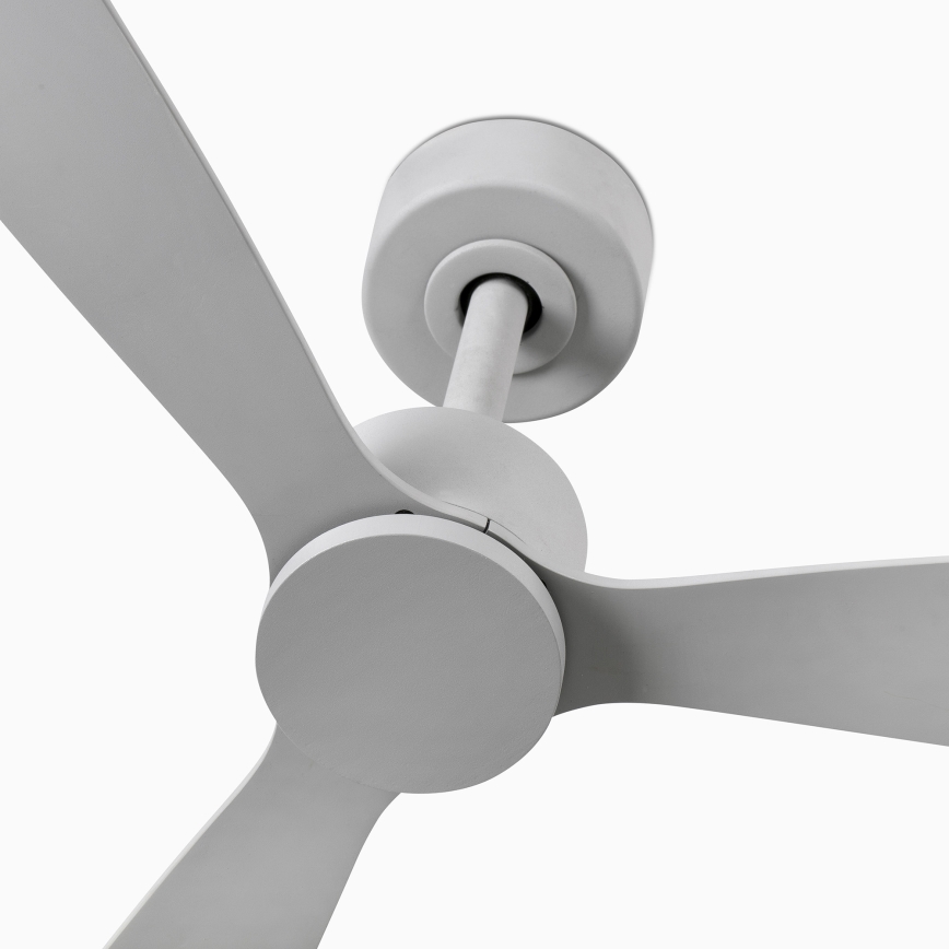 FARO 33762WT - Kattotuuletin AMELIA L harmaa halkaisija 132 cm Wi-Fi Tuya + kauko-ohjaus