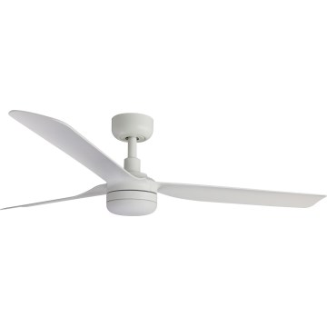 FARO 33814WT-20 - LED-himmennettävä kattotuuletin PUNT M LED/18W/230V 2700/3000/4000K valkoinen halkaisija 132 cm Wi-Fi Tuya + kaukosäädin