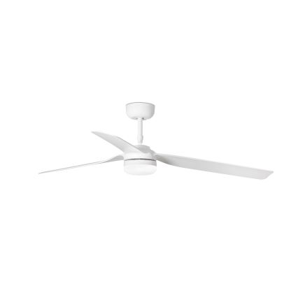 FARO 33814WT-20 - LED-himmennettävä kattotuuletin PUNT M LED/18W/230V 2700/3000/4000K valkoinen halkaisija 132 cm Wi-Fi Tuya + kaukosäädin