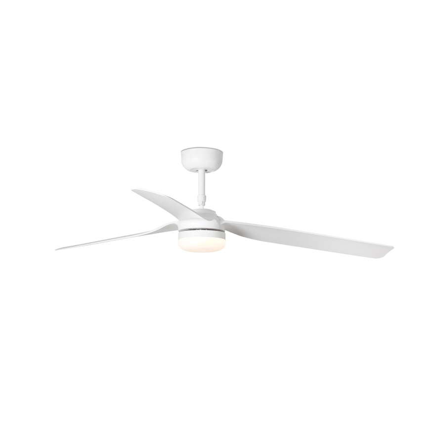 FARO 33814WT-20 - LED-himmennettävä kattotuuletin PUNT M LED/18W/230V 2700/3000/4000K valkoinen halkaisija 132 cm Wi-Fi Tuya + kaukosäädin