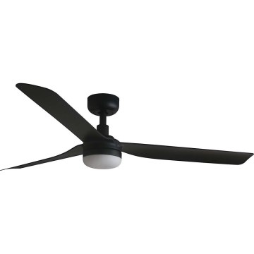 FARO 33815WT1S - himmennettävä LED-kattotuuletin PUNT M LED/18W/230V 2700/3000/4000K halkaisija 132 cm musta Wi-Fi Tuya + kaukosäädin