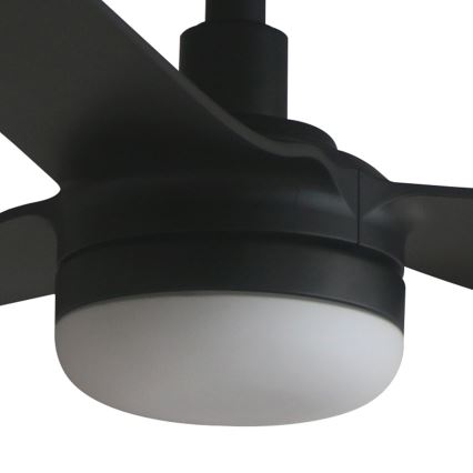 FARO 33815WT1S - himmennettävä LED-kattotuuletin PUNT M LED/18W/230V 2700/3000/4000K halkaisija 132 cm musta Wi-Fi Tuya + kaukosäädin