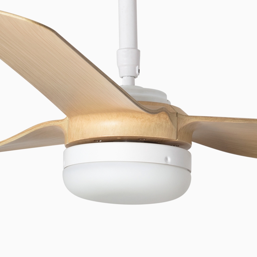 FARO 33816-20 - LED-kattotuuletin PUNT LED/18W/230V Wi-Fi beige/valkoinen + kaukosäädin