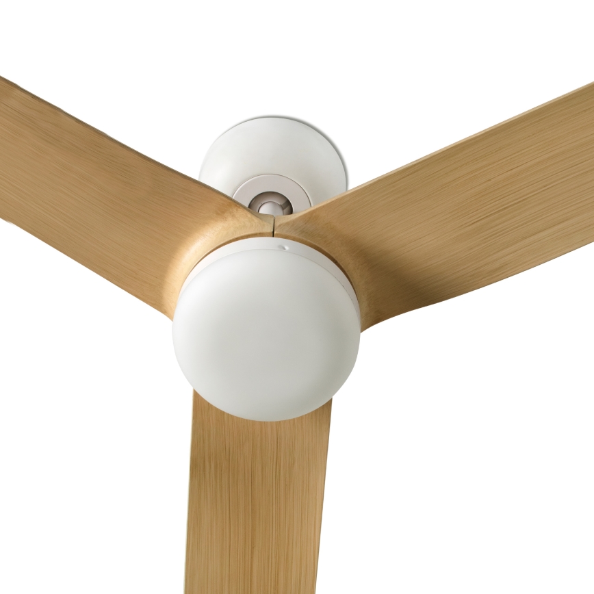 FARO 33816WT-20 - LED himmennettävä kattovalo PUNT M LED/18W/230V ruskea/valkoinen halkaisija 132 cm Wi-Fi Tuya + kauko-ohjaus