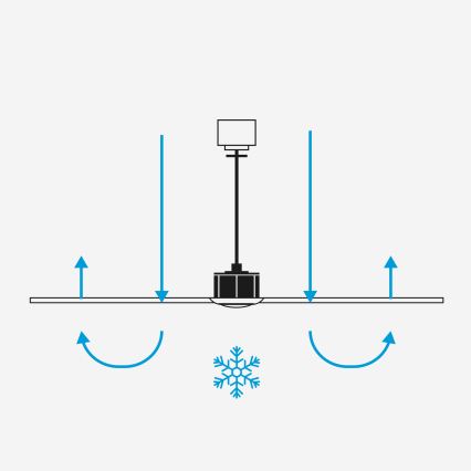 FARO 33817WT1S - himmennettävä LED-kattotuuletin PUNT M LED/18W/230V 2700/3000/4000K halkaisija 132 cm ruskea/musta Wi-Fi Tuya + kaukosäädin