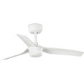 FARO 33820WT-1TW - Himmennettävä LED-kattotuuletin MINI PUNT S LED/10W/230V 2700/3000/4000K valkoinen Ø 90 cm Wi‑Fi Tuya + kaukosäädin