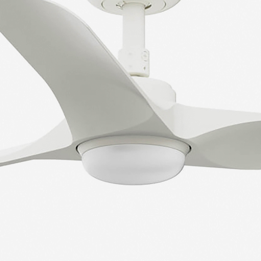 FARO 33824-1TW - LED-himmennettävä kattotuuletin HEY S LED/10W/230V 2700/3000/4000K, valkoinen, halkaisija 90 cm + kaukosäädin