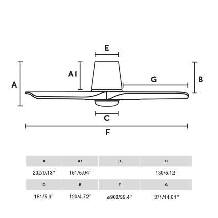 FARO 33826-1TW - LED himmennettävä kattovalo HEY TUB S LED/10W/230V 2700/4000/6000K valkoinen halkaisija 90 cm + kauko-ohjaus