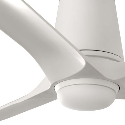 FARO 33826WT-1TW - LED-himmennettävä kattotuuletin HEY TUB S LED/10W/230V 2700/3000/4000K valkoinen Ø 90 cm Wi-Fi Tuya + kaukosäädin