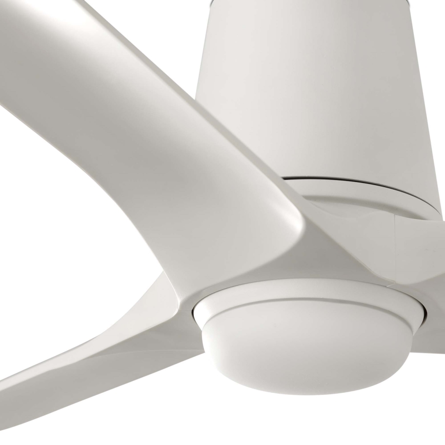 FARO 33826WT-1TW - LED-himmennettävä kattotuuletin HEY TUB S LED/10W/230V 2700/3000/4000K valkoinen Ø 90 cm Wi-Fi Tuya + kaukosäädin