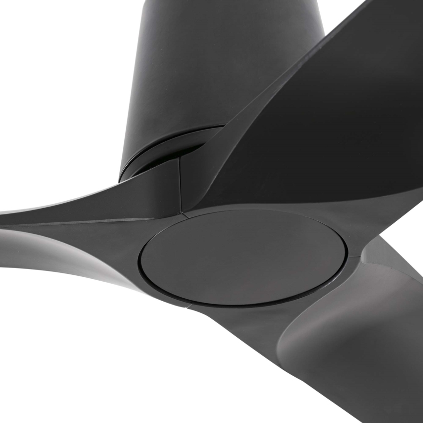 FARO 33827 - Kattotuuletin HEY TUB S musta halkaisija 90 cm + kauko-ohjaus