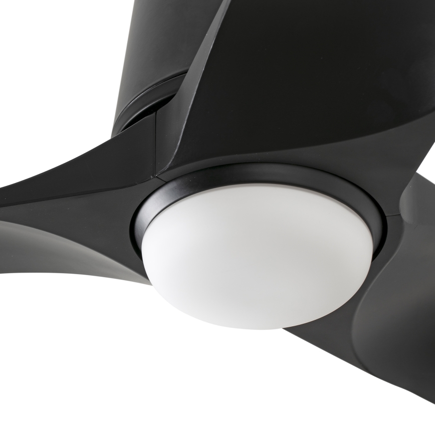 FARO 33827WT1S - Himennettävä LED-kattotuuletin HEY TUB S LED/10W/230V 2700/3000/4000K halkaisija 90 cm musta Wi-Fi Tuya + kaukosäädin