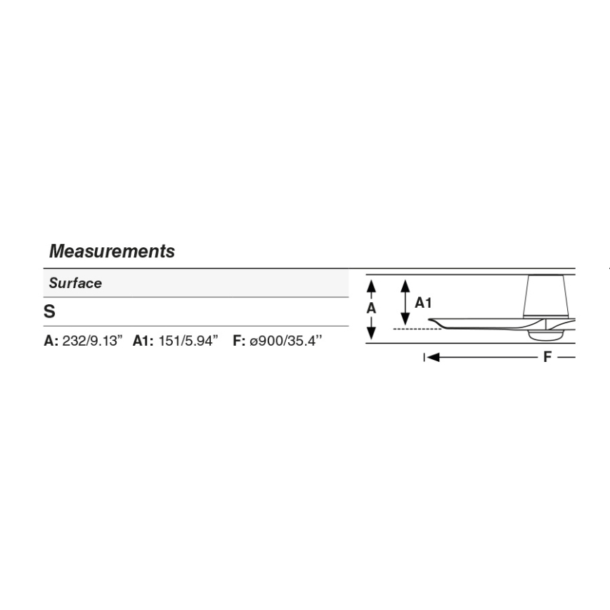 FARO 33827WT1S - Himennettävä LED-kattotuuletin HEY TUB S LED/10W/230V 2700/3000/4000K halkaisija 90 cm musta Wi-Fi Tuya + kaukosäädin