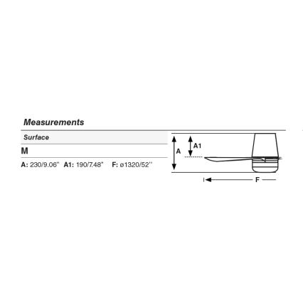 FARO 33828WT1S - LED-himmennettävä kattotuuletin PUNT TUB M LED/18W/230V 2700/3000/4000K halkaisija 132 cm valkoinen Wi‑Fi Tuya + kaukosäädin