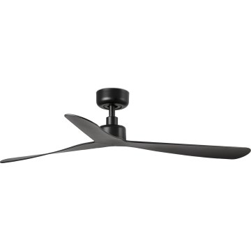 FARO 34196 - Kattotuuletin ROCKER M Ø 132 cm musta + kaukosäädin